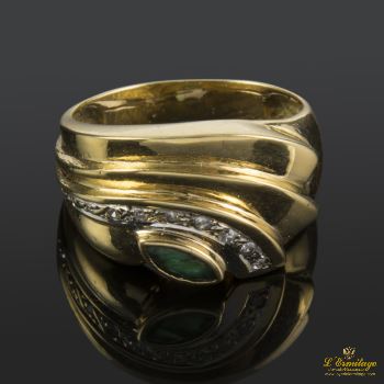 ANILLOS / SORTIJAS<BR>SORTIJA REALIZADA EN ORO AMARILLO. PRE... · ref.: NML