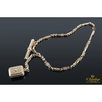OTROS<BR>LEONTINA EN ORO AMARILLO CON GUARDAPEL... · ref.: IMX