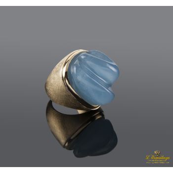 ANILLOS / SORTIJAS<BR>SORTIJA REALIZADA EN ORO AMARILLO CON ... · ref.: AXM