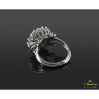 Sortija oro blanco y btes.