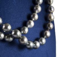 Collar perlas negras naturales de tahiti