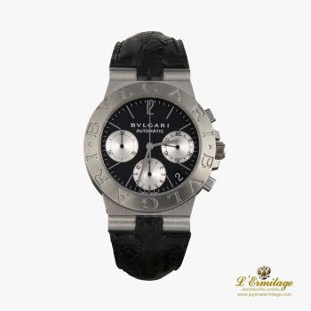 BULGARI<BR>DIAGONO CHONOGRAPH ACERO AUTOMÁTICO CA... · ref.: CH 35 S