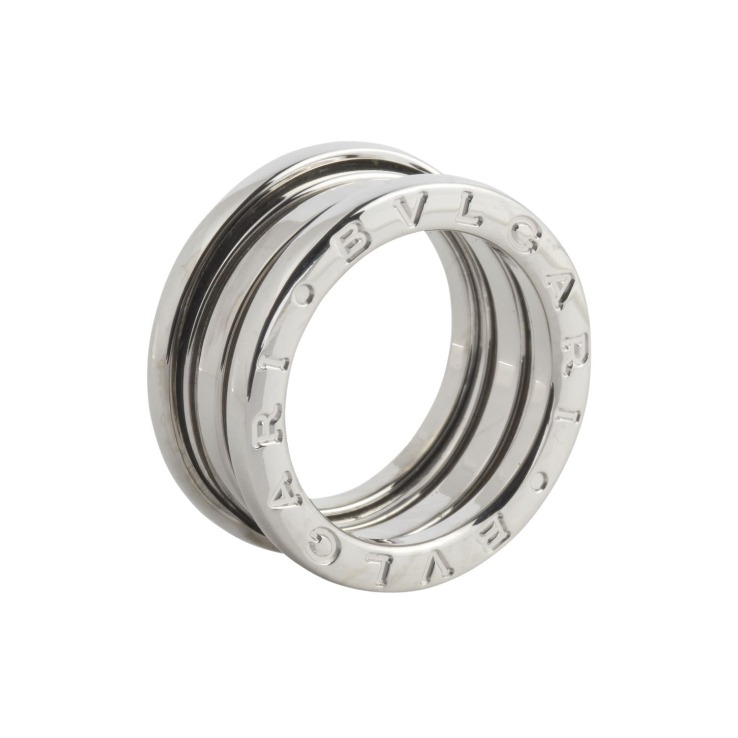 Anillo b.Zero1 oro blanco dos bandas oro blanco