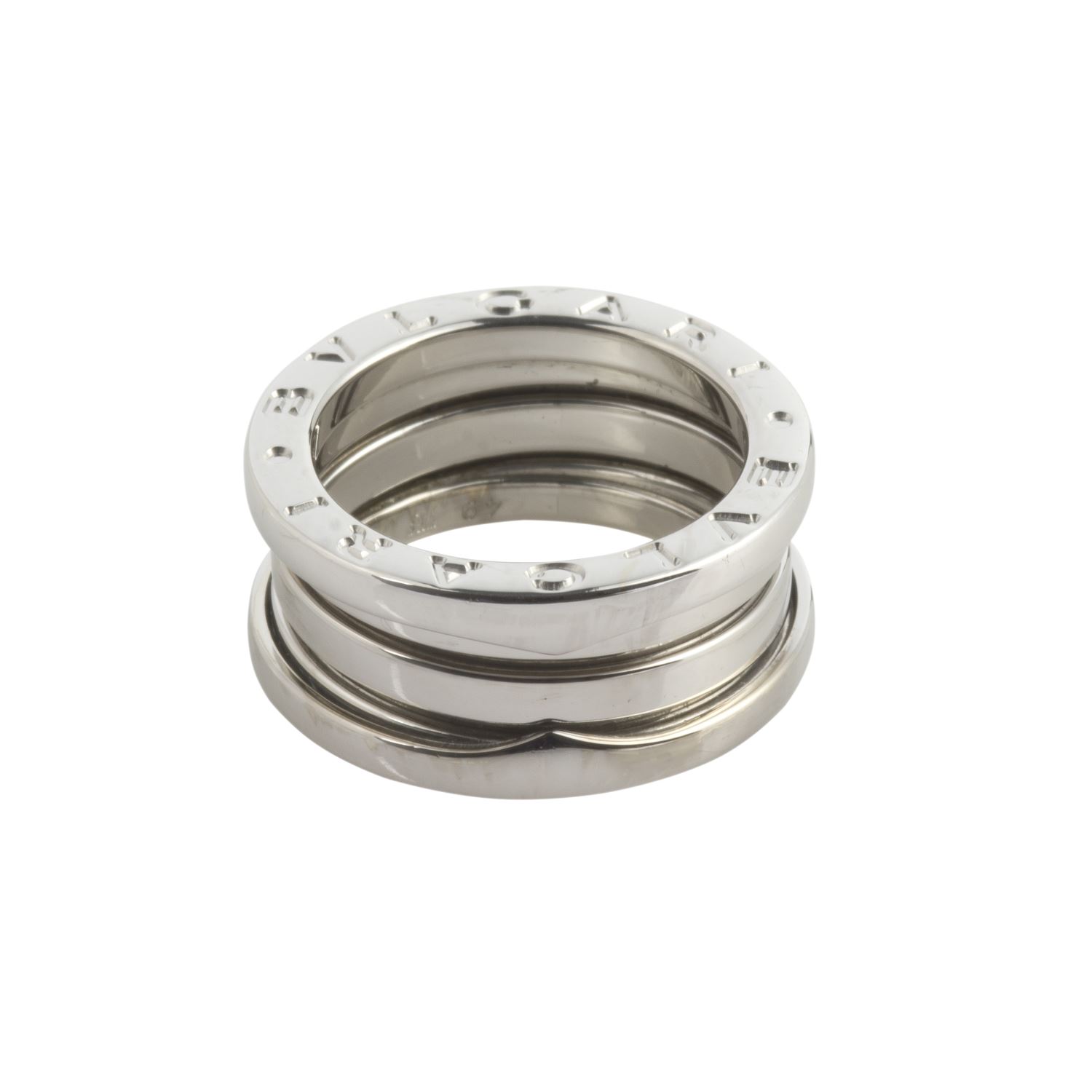 Anillo b.Zero1 oro blanco dos bandas oro blanco