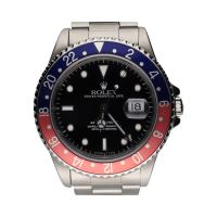 Gmt-master ii pepsi acero.   