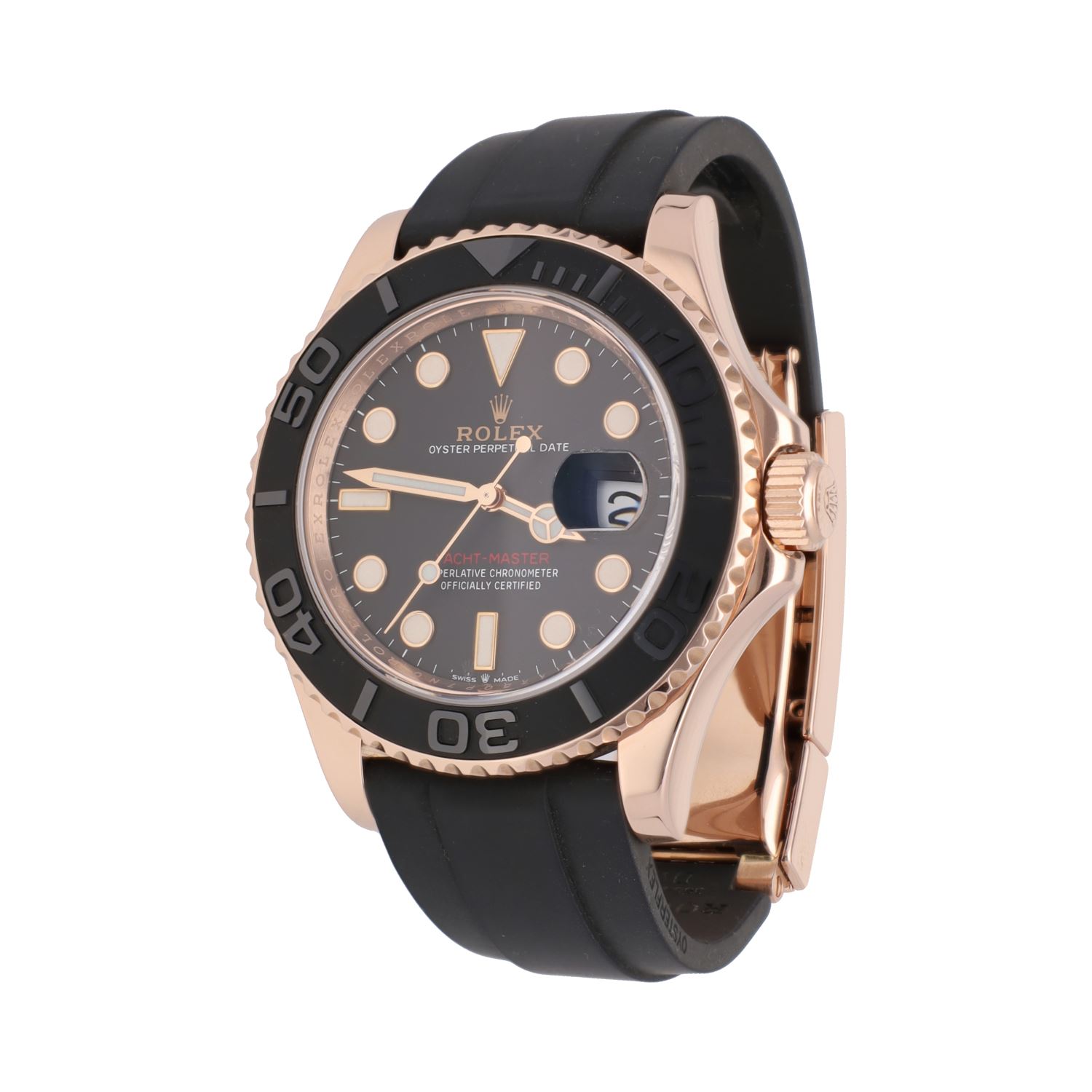 Rolex caucho 2025 oro rosa