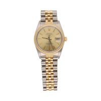 Oyster perpetual date acero y oro 34mm.    