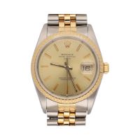 Oyster perpetual date acero y oro 34mm.    