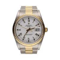 Oyster perpetual date acero y oro 34mm.   