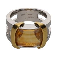 ANILLOS / SORTIJAS<BR>SORTIJA DAMIANI EN ORO AMARILLO Y ORO ...