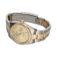 Oyster perpetual date acero y oro 34mm.   