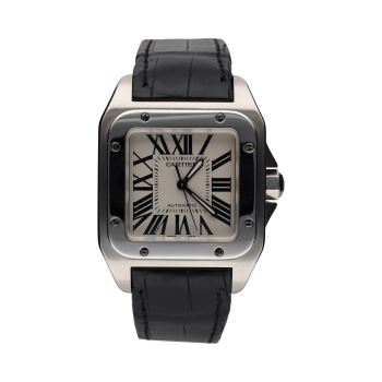 CARTIER<BR>SANTOS 100 CADETE ACERO 33MM. · ref.: 2878