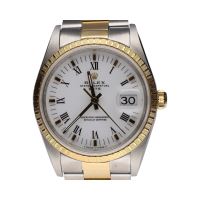 Oyster perpetual date acero y oro 34mm.   