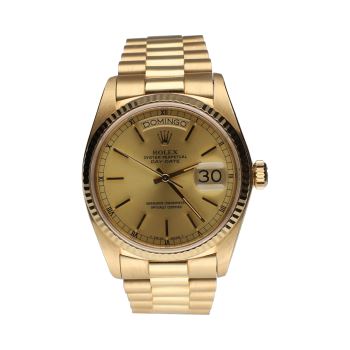 ROLEX<BR>DAY-DATE ORO AMARILLO PRESIDENT 36MM. ... · ref.: 18038