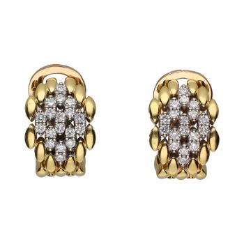 PENDIENTES<BR>PENDIENTES EN ORO AMARILLO Y BRILLANTE... · ref.: (IXM)