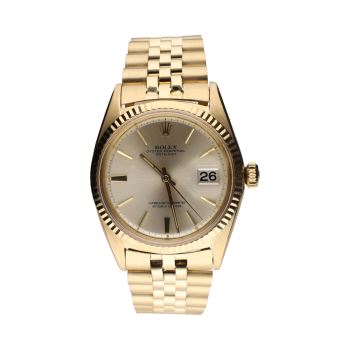 ROLEX<BR>DATEJUST ORO AMARILLO JUBILLE PLEXI 36... · ref.: 1601