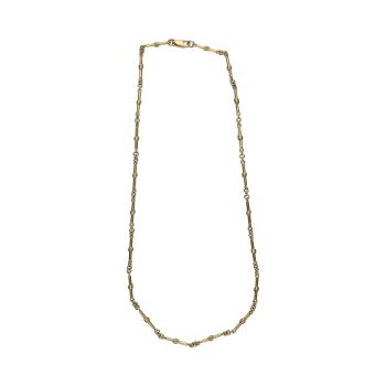 COLLARES<BR>COLLAR EN ORO AMARILLO. 40CM. · ref.: (IMX)