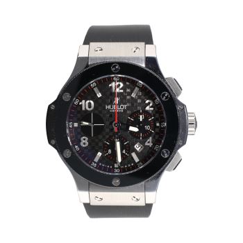 HUBLOT<BR>BIG BANG ACERO CHRONO 44MM BISEL CERÁM... · ref.: 301SB