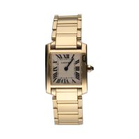 CARTIER<BR>TANK FRANCES ORO AMARILLO SEÑORA 20MM....