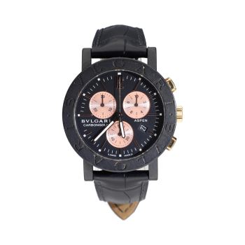 BULGARI<BR>CARBONGOLD CHRONOGRAPH 38MM ASPEN. · ref.: BB38CLCH