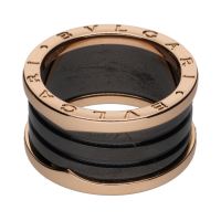 ANILLOS / SORTIJAS<BR>SORTIJA BULGARI B-ZERO EN ORO ROSA Y C...