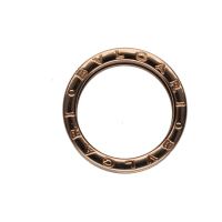 Sortija bulgari b-zero en oro rosa y cerámica negra. Talla 56.