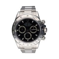 ROLEX<BR>DAYTONA ACERO ESFERA NEGRA.