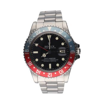 ROLEX<BR>GMT MASTER ACERO OYSTER 40MM. · ref.: 1675