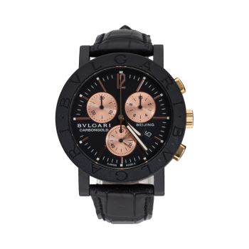 BULGARI<BR>CARBONGOLD CHRONOGRAPH BEIJING 38MM.  ... · ref.: BB38CLCH