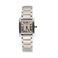 CARTIER<BR>TANK FRANCES SEÑORA ACERO 20MM.