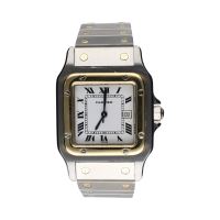 CARTIER<BR>SANTOS AUTOMÁTICO ACERO Y ORO 29MM.   ...