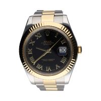 Datejust ii acero y oro oyster esfera negra 41mm.   