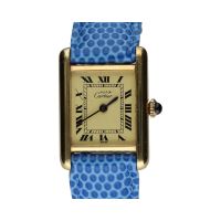 Must de cartier vermeil cuerda manual 21mm.   