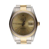 Oyster perpetual date acero y oro 34mm.  