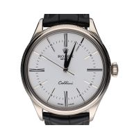 Cellini oro blanco cuero 39mm.  