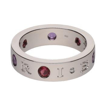ANILLOS / SORTIJAS<BR>SORTIJA BULGARI ROMA SORBETS EN ORO BL... · ref.: (LAX)
