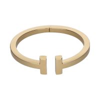 PULSERAS<BR>PULSERA T DE TIFFANY EN ORO AMARILLO.