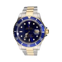ROLEX<BR>SUBMARINER ACERO Y ORO AZUL 40MM.