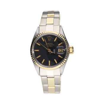 ROLEX<BR>OYSTER PERPETUAL DATE SEÑORA ACERO Y O... · ref.: 6517