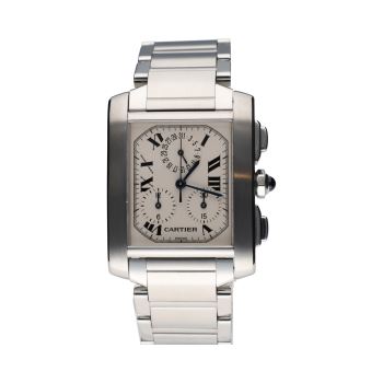 CARTIER<BR>TANK FRANCES CHRONO ACERO 28MM. · ref.: 2303