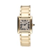 CARTIER<BR>TANK FRANCES ORO AMARILLO SEÑORA 20MM....