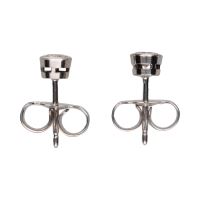 Pendientes en oro blanco con brillantes.