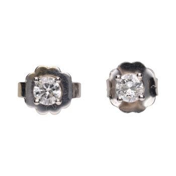 PENDIENTES<BR>PENDIENTES EN ORO BLANCO CON BRILLANTE... · ref.: (IXM)