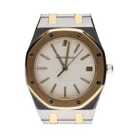 Roayl oak quartz acero y oro 36mm.   