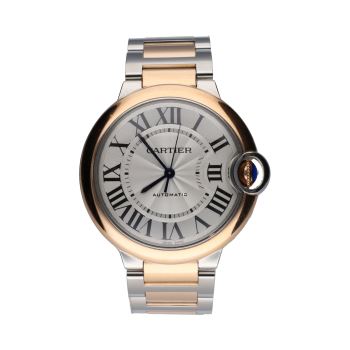 CARTIER<BR>BALLON BLEU ACERO Y ORO ROSA 36MM. · ref.: 3754