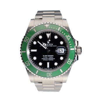 ROLEX<BR>SUBMARINER DATE ACERO BISEL VERDE 41MM... · ref.: 126610LV