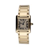 CARTIER<BR>TANK FRANCES ORO AMARILLO SEÑORA 20MM....