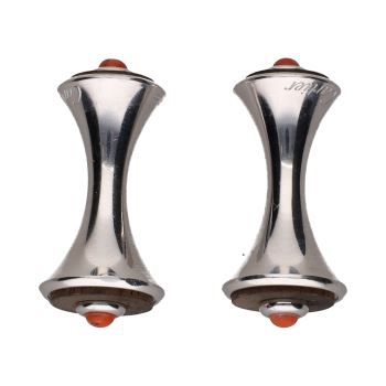 GEMELOS<BR>GEMELOS CARTIER DIÁVOLO EN PLATA. · ref.: (AOM)