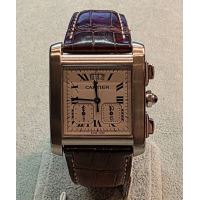 CARTIER<BR>TANK FRANCES ACERO CHRONO 30MM.