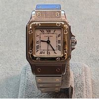 CARTIER<BR>SANTOS ACERO Y ORO AUTOMÁTICO SEÑORA 2...